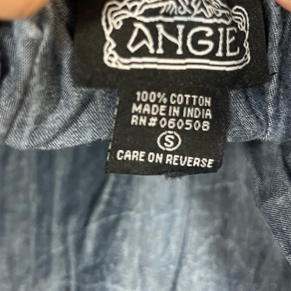 NEW Angie Clothing Denim Maxi Dress multiple sizes - Picture 7 of 7